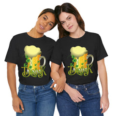 St. Patrick's Day Drink Tee - Unisex Short Sleeve T-Shirt
