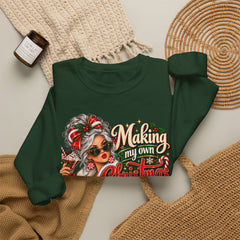 Christmas Cheer Sweatshirt — "Making My Own Christmas Cheer" Holiday Sweatshirt