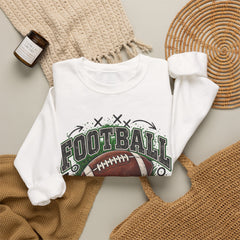 Football Therapy Sweatshirt — Vintage Football Graphic Crewneck