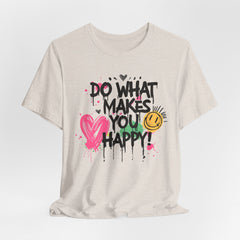 Do What Makes You Happy Tee | Unisex Jersey Short Sleeve Shirt, Positive Vibes Shirt, Gift for Friends, Uplifting Apparel, Casual [...]