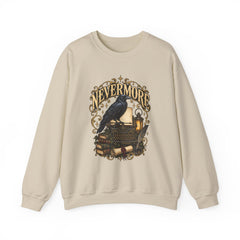 Nevermore Raven Crewneck Sweatshirt- Halloween Vibes