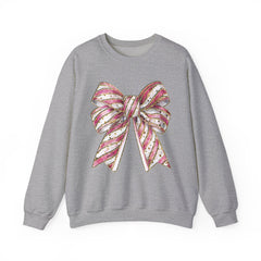 Pink & Gold  Bow  Sweatshirt - Valentine