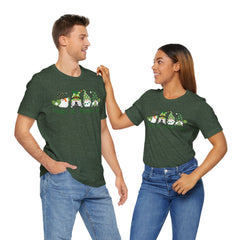 St. Patrick's Day Gnoming Around Unisex Tee