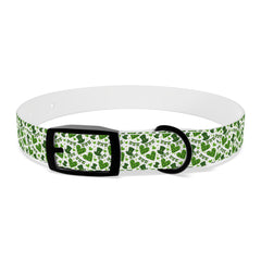 Dog Collar - Green Leprechaun Hats and Green Hearts Design