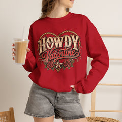 Howdy Valentine Crewneck Sweatshirt