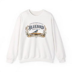 Bluebird Biscuit Co. Crewneck Sweatshirt — Vintage Bakery Logo Pullover