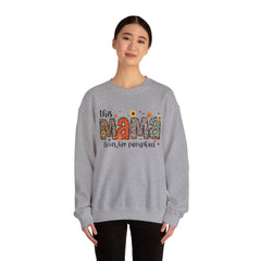 "This Mama Loves Her Pumpkins" Unisex Heavy Blend™ Crewneck Sweatshirt