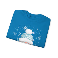 Winter Chill Sweatshirt - Cozy Unisex Crewneck with Snowy Design, Perfect for Holidays, Gifts, Snow Lovers, Warmth, Casual Style