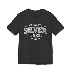 Team Silver #925 T‑Shirt — Vintage Sports Shield Tee - BP Jewelry