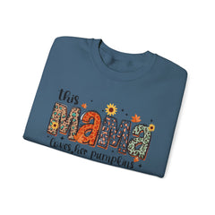 "This Mama Loves Her Pumpkins" Unisex Heavy Blend™ Crewneck Sweatshirt