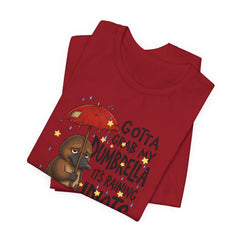 Funny Platypus T‑Shirt — "Gotta Grab My Dumbrella, It’s Raining Idiots Out There" Graphic Tee