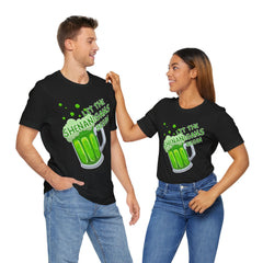 Funny St. Patrick's Day Unisex Tee - “Let the Shenanigans Begin"