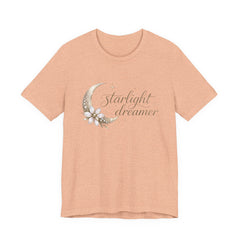 Starlight Dreamer Tee — Moon & Floral Graphic Shirt