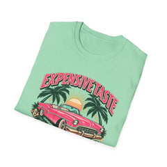 Expensive Taste Social Club T-Shirt — Retro Palm & Classic Car Tee