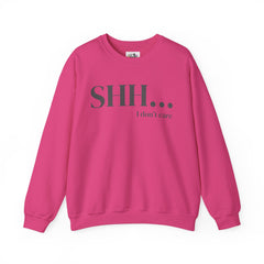 Shhh... I Don't Care Unisex Heavy Blend™ Crewneck Sweatshirt - Relaxed Casual Wear