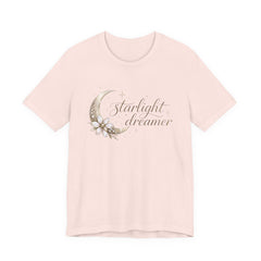 Starlight Dreamer Tee — Moon & Floral Graphic Shirt