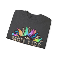 “Mom Life” Vintage Cool Life Flower Crewneck Sweatshirt