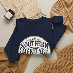 Southern Heritage Crewneck Sweatshirt — Vintage Magnolia Graphic