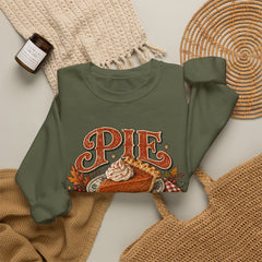 Pie Before People Crewneck Sweatshirt — Funny Thanksgiving Pie Lover Pullover - Fall Apparel