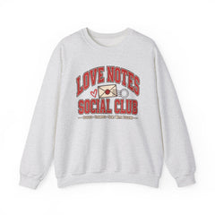 Love Notes Social Club Sweatshirt — Retro Valentine Crewneck