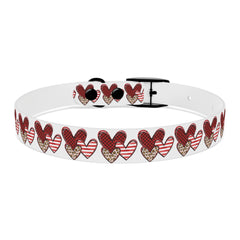 Dog Collar- Rustic Hearts