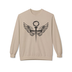 Christian Cross Fleece Sweatshirt
