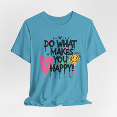 Do What Makes You Happy Tee | Unisex Jersey Short Sleeve Shirt, Positive Vibes Shirt, Gift for Friends, Uplifting Apparel, Casual [...]