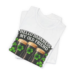 St. Patrick’s Pub Tee – “Hello Darkness My Old Friend, I’ve Come to Drink With You Again”