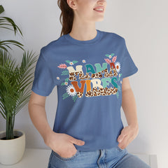 Tropical Mama Vibes Unisex Jersey Tee - Perfect for Summer & Holidays