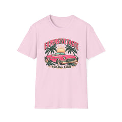 Expensive Taste Social Club T-Shirt — Retro Palm & Classic Car Tee