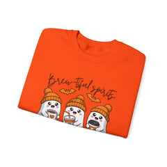 Halloween Ghosts Crewneck Sweatshirt, Spooky Apparel, Fall Fashion, Cozy Sweatshirt, Unisex Halloween Sweater