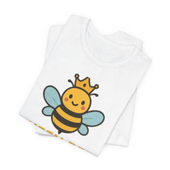 Queen Bee Fizzin' Unisex T-Shirt - Cute Bee Graphic Tee for Bee Lovers