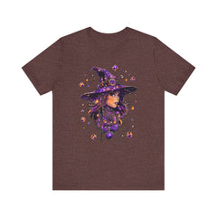Enchanting Witch Graphic Tee - Perfect for Halloween, Gifts, Parties, Casual Wear, and Witchy Vibes