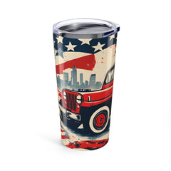 Tumbler 20oz - Military Vehicle- inspired by 1940s and Pop Art