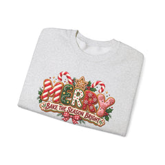 Christmas Cookie 'Make The Season Bright' Crewneck Sweatshirt