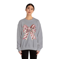 Pink & Gold  Bow  Sweatshirt - Valentine