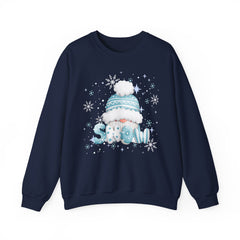 Winter Chill Sweatshirt - Cozy Unisex Crewneck with Snowy Design, Perfect for Holidays, Gifts, Snow Lovers, Warmth, Casual Style