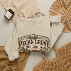 Pecan Grove Mercantile Vintage Logo Sweatshirt - Southern Heritage