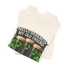 St. Patrick’s Pub Tee – “Hello Darkness My Old Friend, I’ve Come to Drink With You Again”