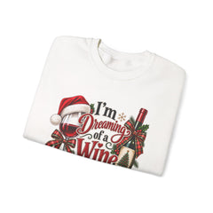 "I'm Dreaming of a Wine Christmas" Holiday Crewneck