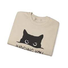 Cat - Judging You Silently Crewneck Sweatshirt