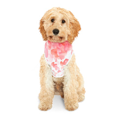 Heart Print Pet Hoodie for Valentine's Day