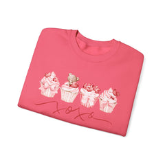 Pink Cupcakes and Bear Valentine's Day Sweatshirt