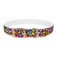 Dog Collar- Rainbow Hearts