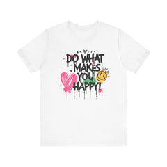 Do What Makes You Happy Tee | Unisex Jersey Short Sleeve Shirt, Positive Vibes Shirt, Gift for Friends, Uplifting Apparel, Casual [...]