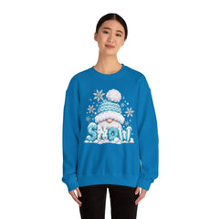Winter Chill Sweatshirt - Cozy Unisex Crewneck with Snowy Design, Perfect for Holidays, Gifts, Snow Lovers, Warmth, Casual Style