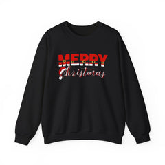 Christmas Crewneck Sweatshirt - Santa's Belt and Hat Design