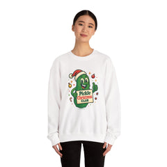 Pickle Christmas Club Sweatshirt — Cute Holiday Pickle Crewneck