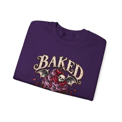 Baked With Bad Intentions Sweatshirt - Halloween Vibes
