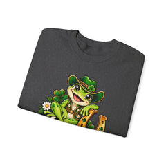 Hoppy Go Lucky Frog St. Patrick’s  Day Sweatshirt